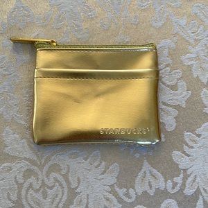 Starbucks gold card holder keychain
